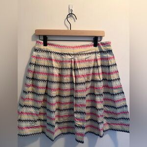 French Connection Multicolor A-Line Mini Skirt